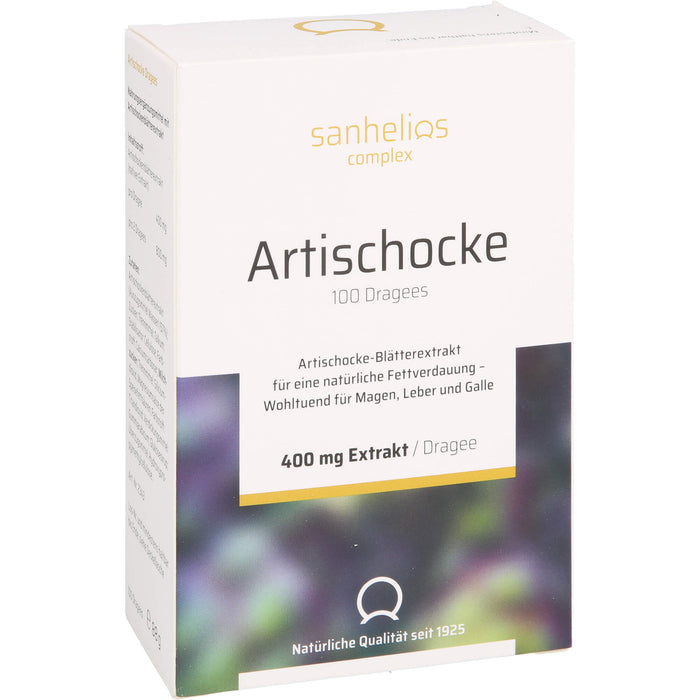 Sanhelios Artischocke Dragees, 100 pc Tablettes