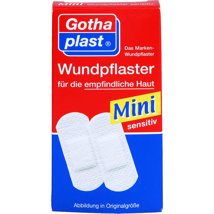 Gothaplast Wundpflaster MINI sensitiv 4x1,7cm, 20 pc Pansement