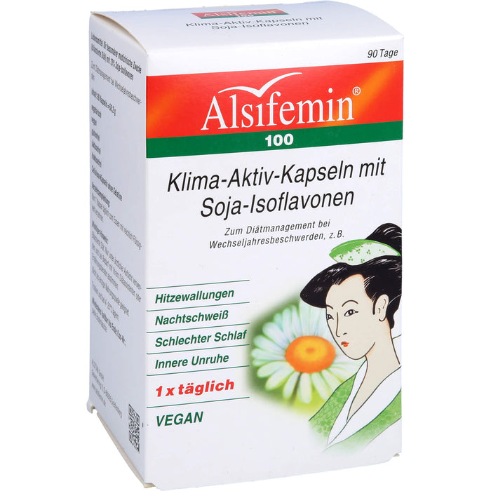 Alsifemin 100 Klima-Aktiv-Kapseln mit Soja-Isoflavonen, 90 pc Capsules