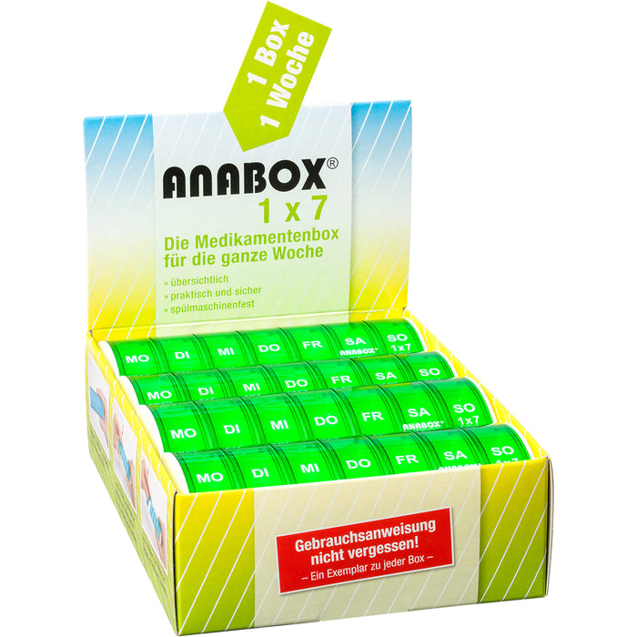 ANABOX 1x7 GRÜN, 1 pcs. Dosette