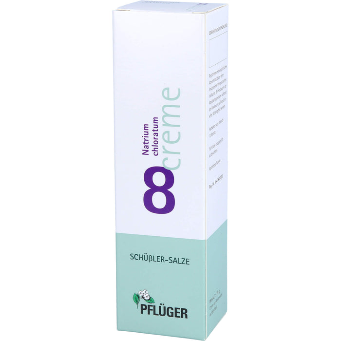 Pflüger Biochemie Nr. 8 Natrium chloratum D4 Creme, 75 g Creme