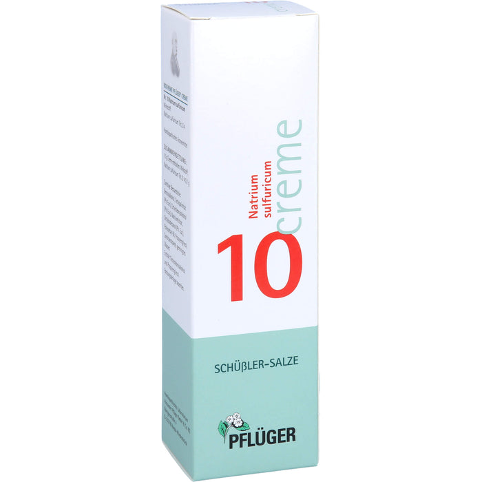 Biochemie Nr.10 Natrium sulfuricum Pflüger Creme, 75 g Creme