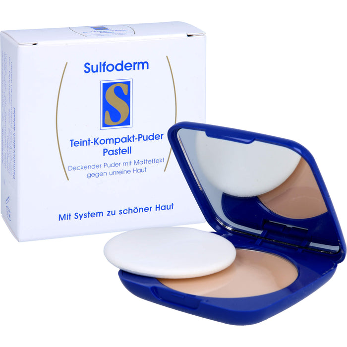 Sulfoderm S Teint-Kompakt-Puder pastell, 10 g Powder