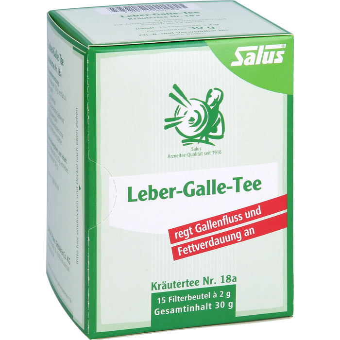 Salus Leber-Galle-Tee Kräutertee Nr. 18a, 15 pcs. Filter bag