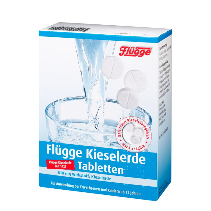 Flügge Kieselerde Tabletten für Haar und Fingernägel, 120 pcs. Tablets