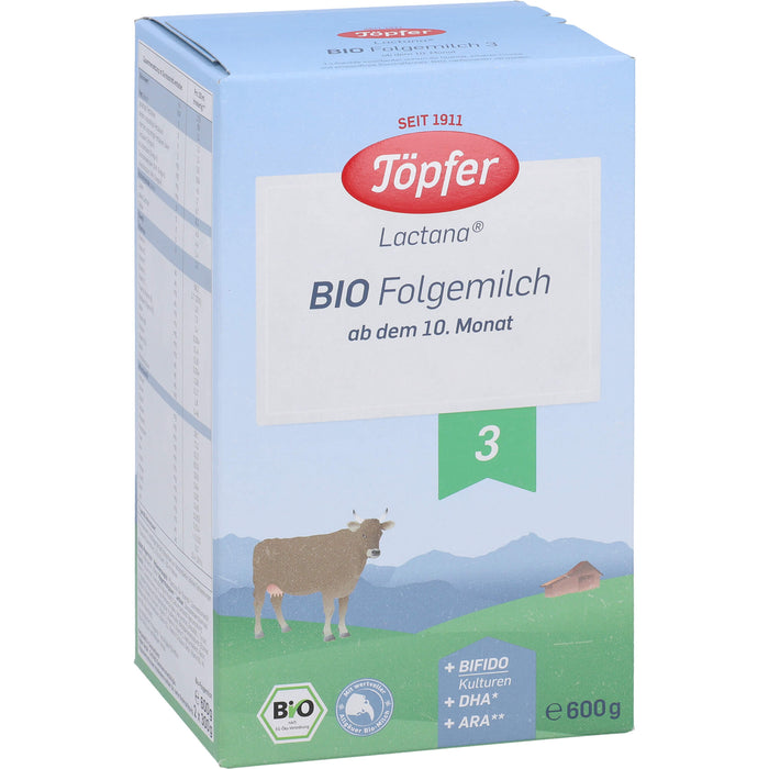 Töpfer Lactana Bio 3, 600 g PUL