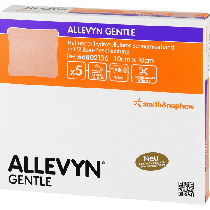 Allevyn Gentle 10cmx10cm, 5 St VER