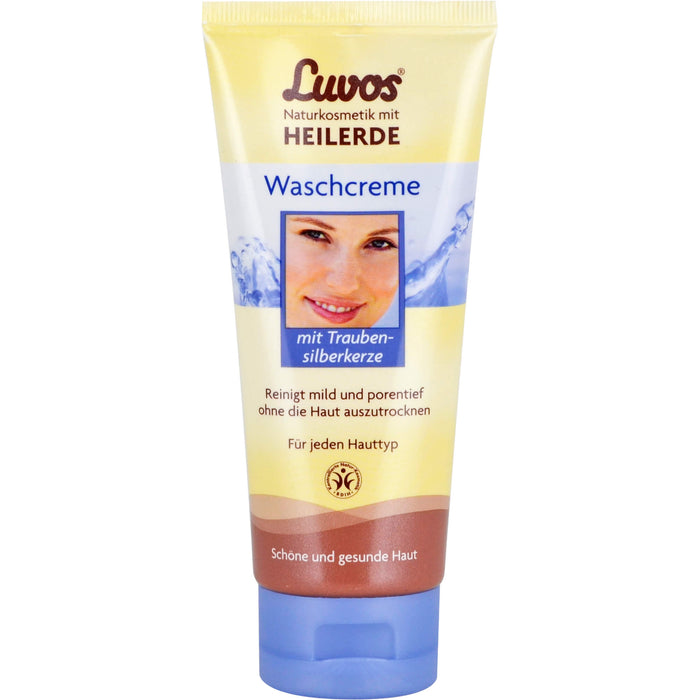 Luvos Naturkosmetik mit Heilerde Waschcreme, 100 ml Creme