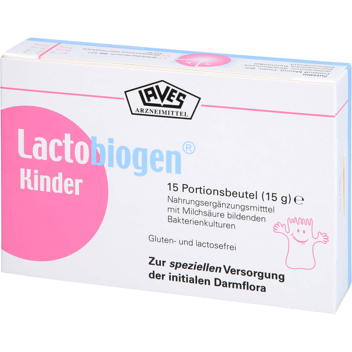 Lactobiogen Kinder Portionsbeutel, 15 St. Beutel