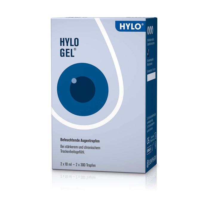 HYLO GEL befeuchtende Augentropfen, 20 ml Solution