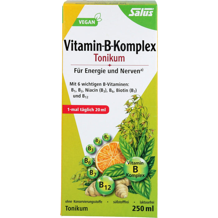 Salus Vitamin-B-Komplex Tonikum für Energie und Nerven, 250 ml Solution