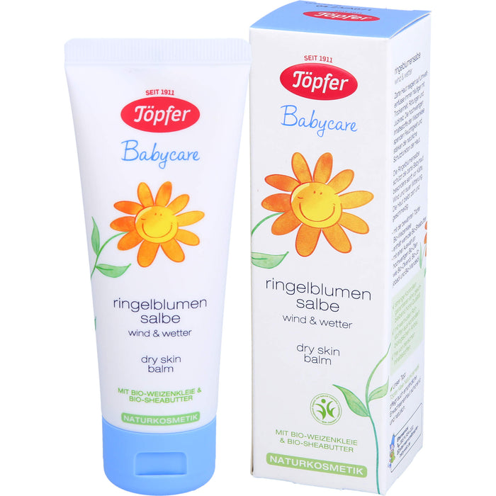 Töpfer Babycare Ringelblumensalbe Wind & Wetter, 75 ml Salbe