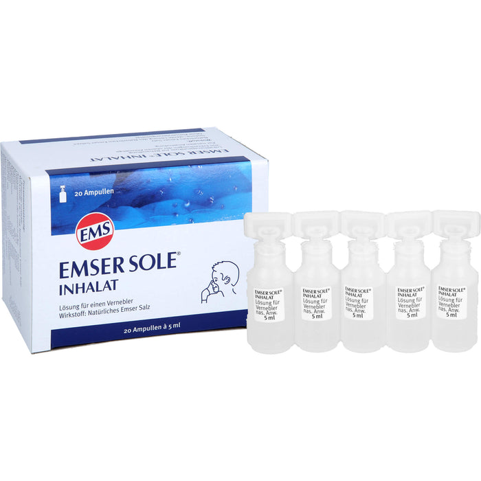 EMSER SOLE Inhalat Ampullen, 20 pc Ampoules