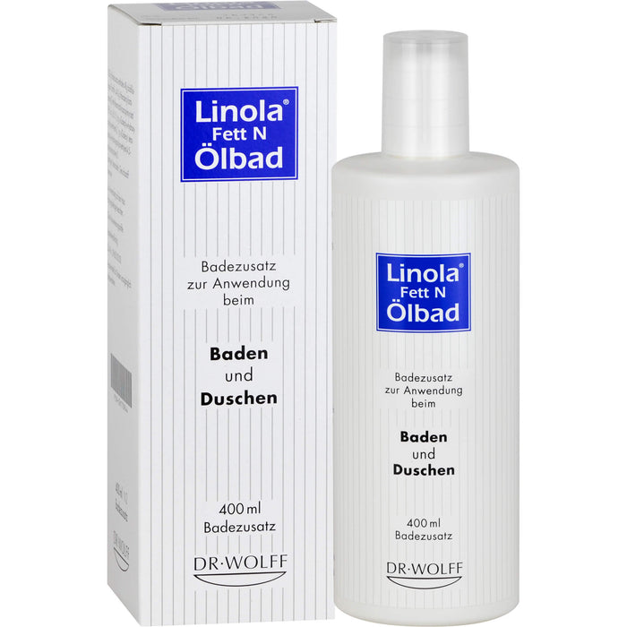 Linola Fett N Ölbad flüssiger Badezusatz, 400 ml Additif pour le bain