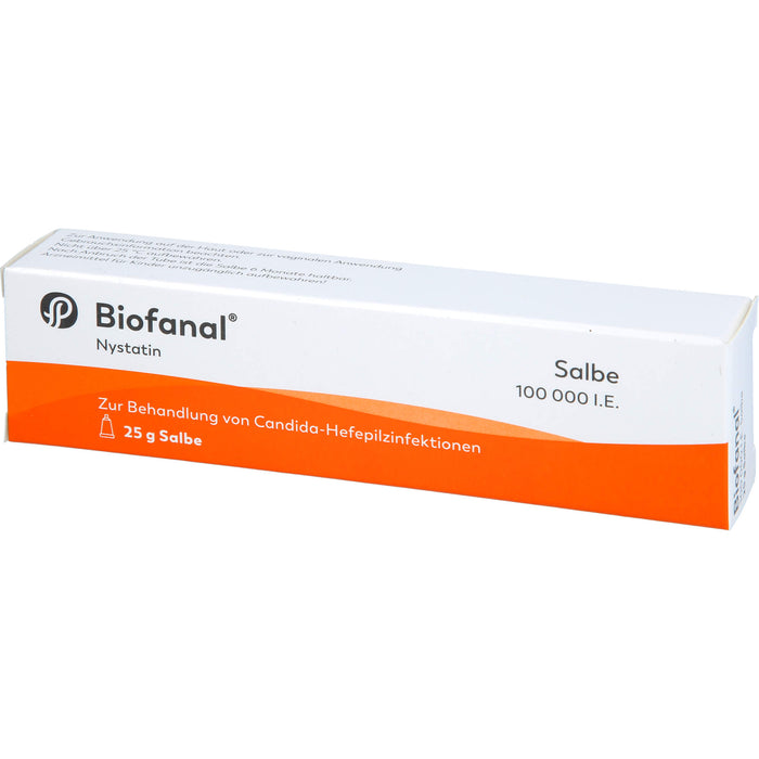 Biofanal 100.00 I.E. Salbe bei Candida-Hefepilzinfektionen, 25 g Salbe