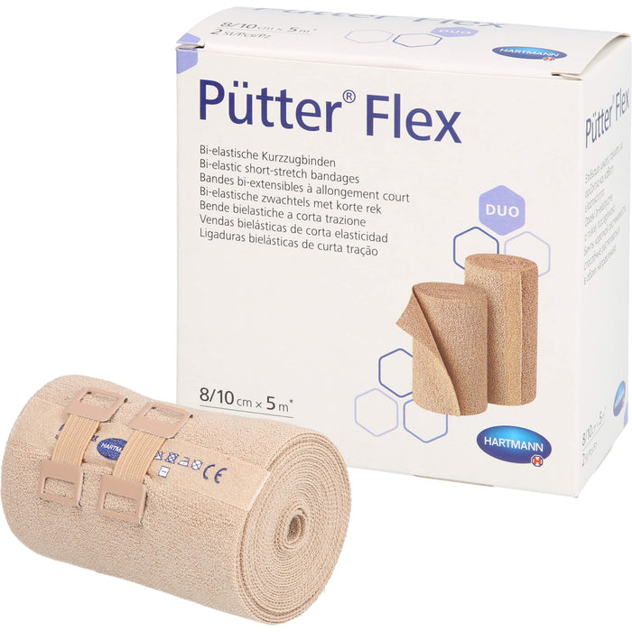 PütterFlex Duo Binde 8cm/10cmx5m, 2 St BIN