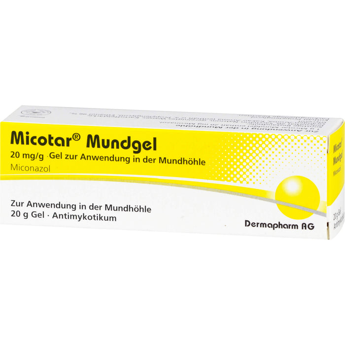 Micotar Mundgel zur Anwendung in der Mundhöhle, 20 g Gel