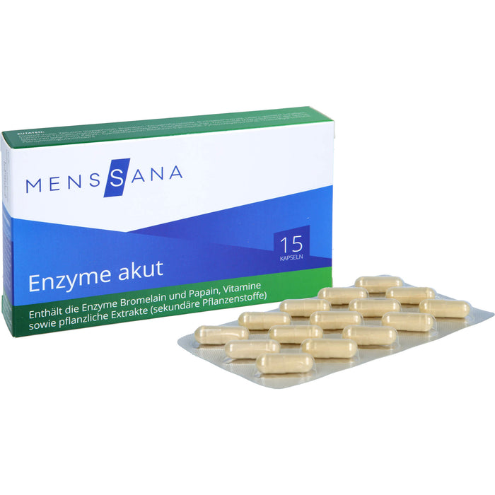 Enzyme akut MensSana, 15 St KAP