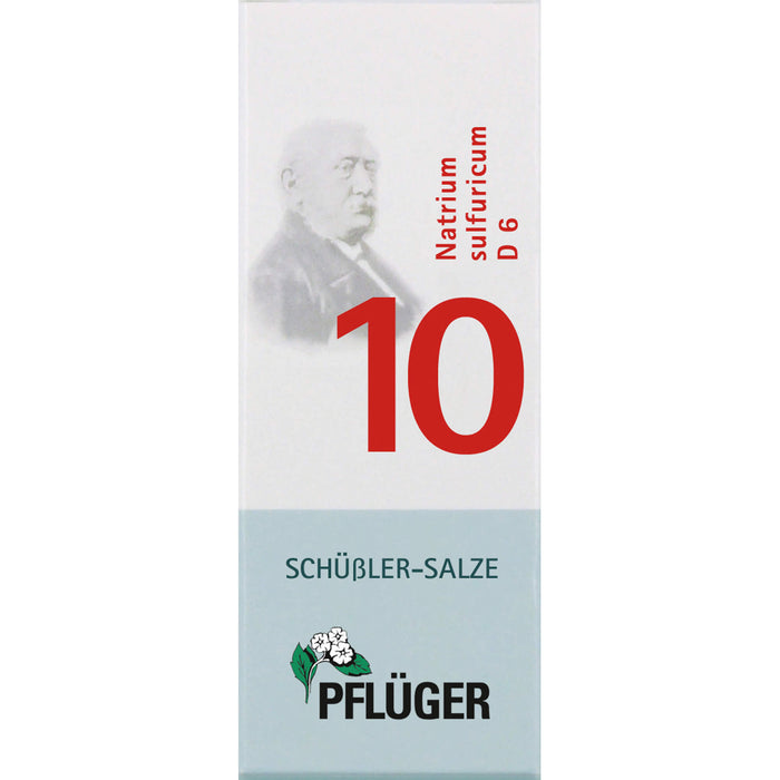 Biochemie Pflüger Nr. 10 Natrium sullfuricum D6 Tabletten, 400 pc Tablettes