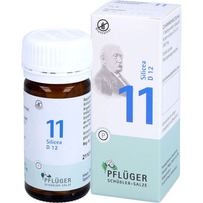 PFLÜGER Biochemie 11 Silicea D 12 Tabletten, 100 pc Tablettes