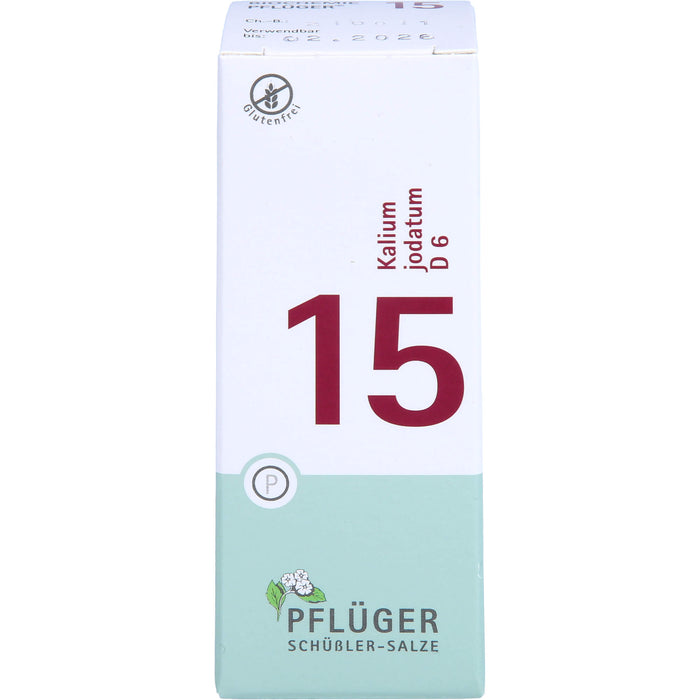 PFLÜGER Biochemie 15 Kalium jodatum D 6 Tabletten, 100 pc Tablettes