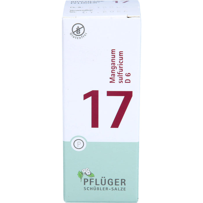 PFLÜGER Biochemie 17 Manganum sulfuricum D 6 Tabletten, 100 pcs. Tablets