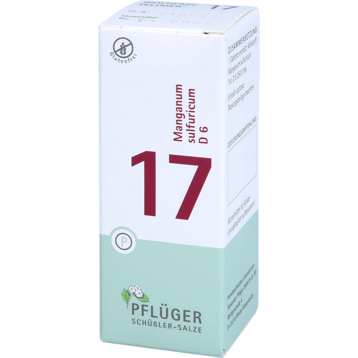 PFLÜGER Biochemie 17 Manganum sulfuricum D 6 Tabletten, 100 St. Tabletten