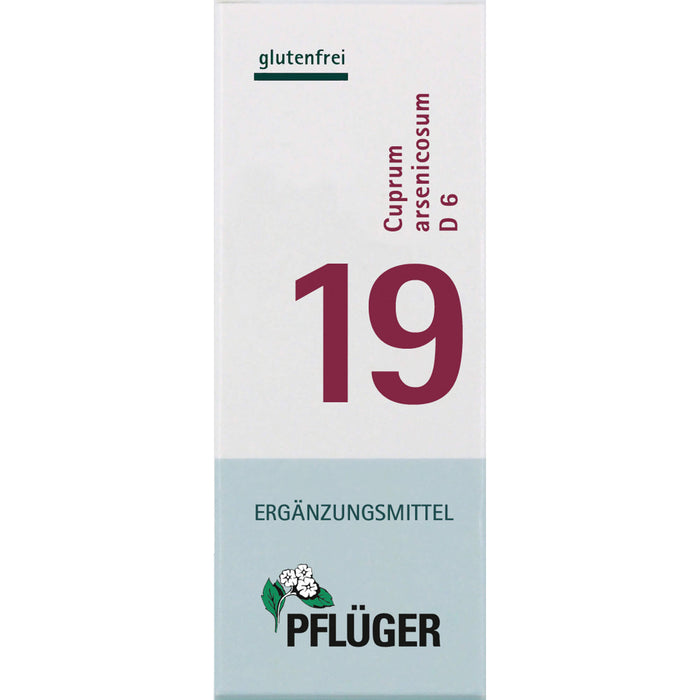 PFLÜGER Biochemie 19 Cuprum arsenicum D6 Tabletten, 400 pcs. Tablets