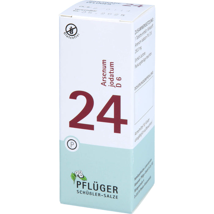 PFLÜGER Biochemie 24 Arsenum jodatum D6 Tabletten, 100 St. Tabletten