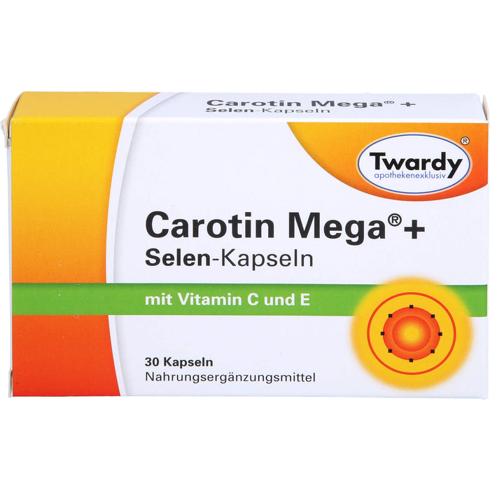 Twardy Carotin Mega + Selen-Kapseln, 30 pcs. Capsules