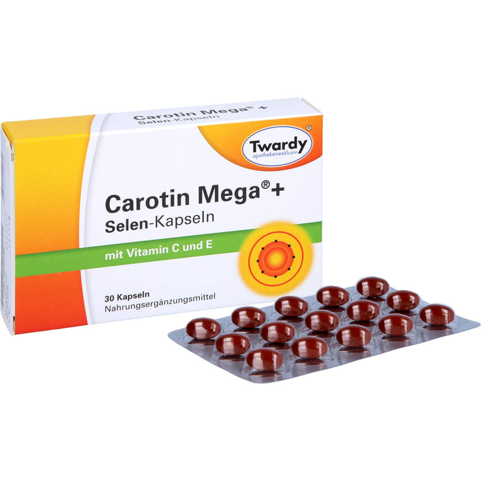 Twardy Carotin Mega + Selen-Kapseln, 30 pcs. Capsules