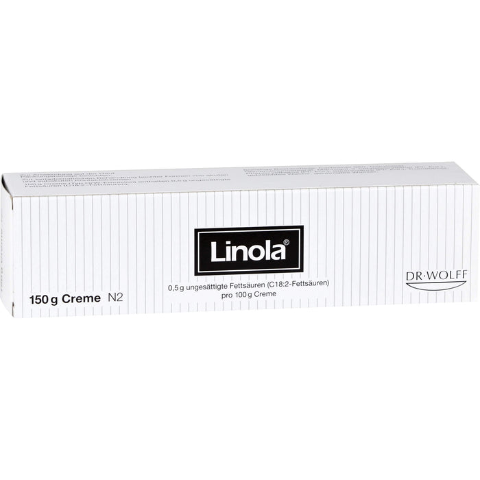 Linola Creme beruhigt, kühlt und wirkt Entzündungen ohne Cortison entgegen, 150 g Cream