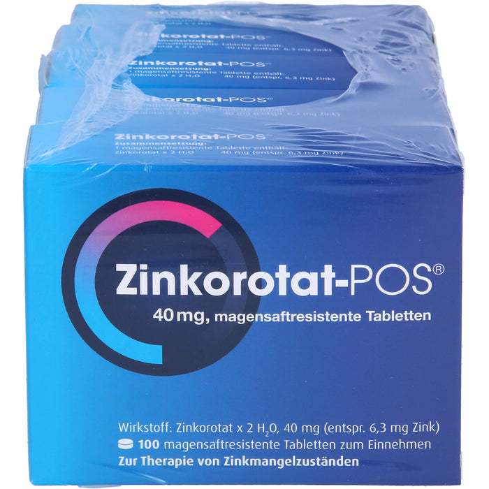 Zinkorotat - POS 40 mg Tabletten, 500 pc Tablettes