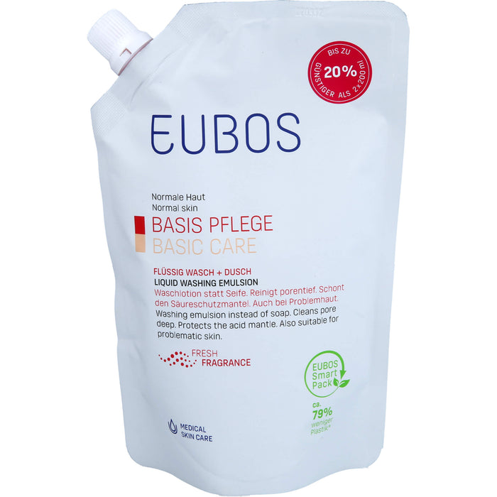 EUBOS FLUESS ROT NACHF BTL, 400 ml Solution