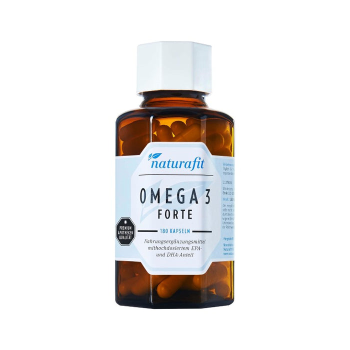 naturafit Omega 3 Forte Kapseln, 180 St. Kapseln