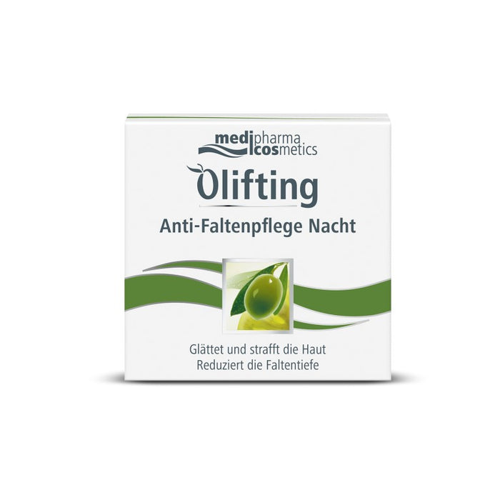 medipharma cosmetics Olivenöl Olifting Anti Faltenpflege Nacht, 50 ml Crème