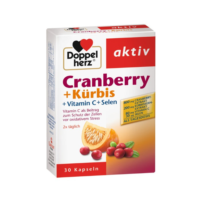 Doppelherz Cranberry + Kürbis, 30 St KAP