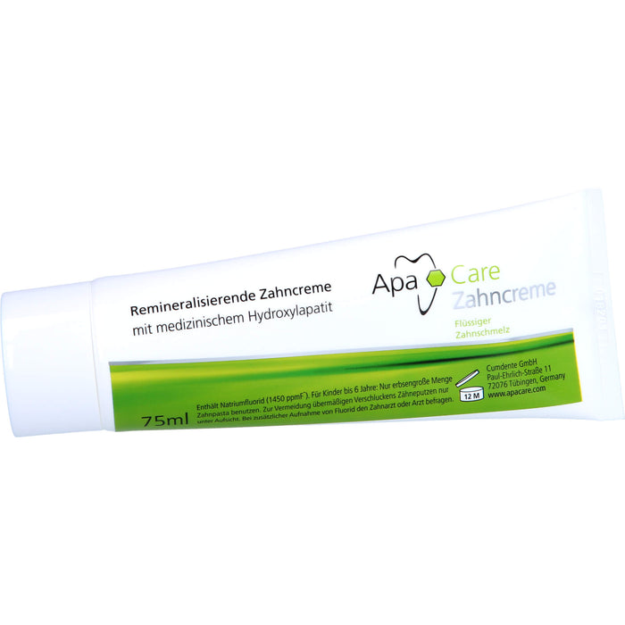 ApaCare Zahncreme, 75 ml Zahncreme