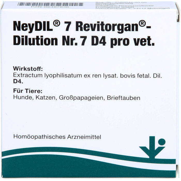 NeyDIL 7 Revitorgan Dilution Nr. 7 D4 pro vet., 5 St. Ampullen