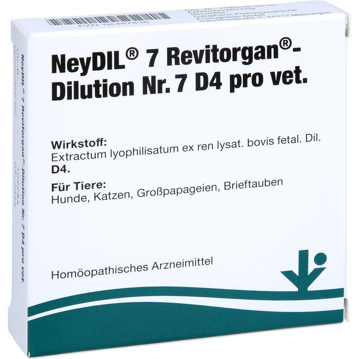 NeyDIL 7 Revitorgan Dilution Nr. 7 D4 pro vet., 5 St. Ampullen