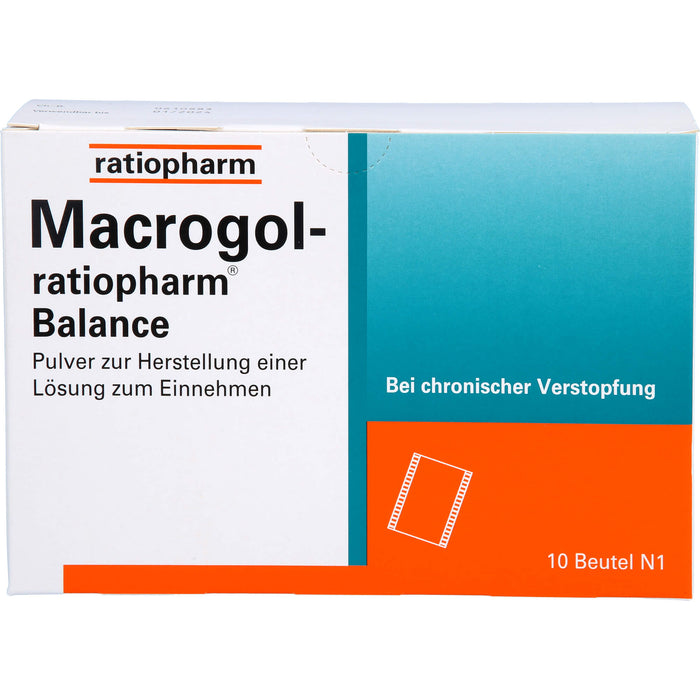 Macrogol-ratiopharm Balance Pulv. zur Herstell. einer Lösung zum Einnehmen, 10 St PLE