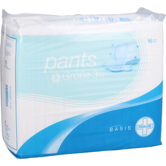 PARAM PANTS Basis Gr.III XL, 16 St. Pants