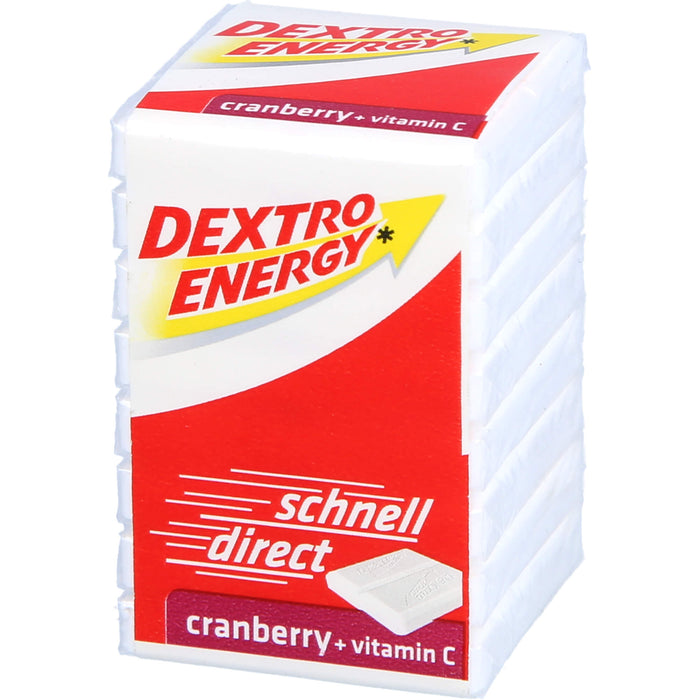 DEXTRO ENERGY Cranberry + Vitamin C Dextrosetäfelchen, 46 g Tablets