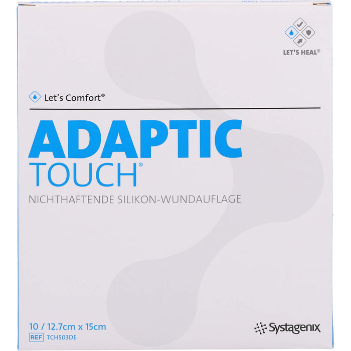 ADAPTIC Touch 12,7x15 nichthaft. Silikon Wundaufl., 10 St WGA