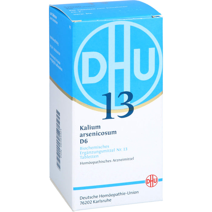 DHU Schüßler-Salz Nr. 13 Kalium arsenicosum D6 Tabletten, 420 pc Tablettes