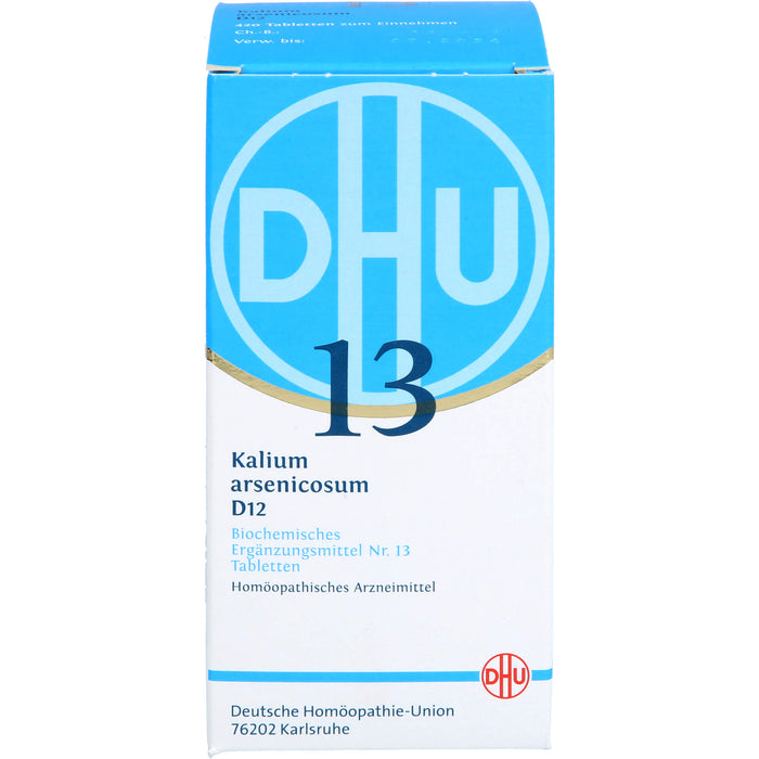 DHU Schüßler-Salz Nr. 13 Kalium arsenicosum D12 Tabletten, 420 pc Tablettes