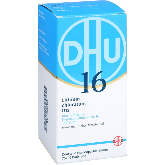 DHU Schüßler-Salz Nr. 16 Lithium chloratum D12 Tabletten, 420 pc Tablettes