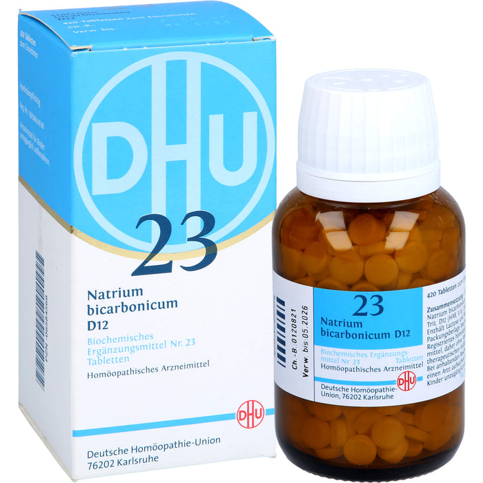 DHU Schüßler-Salz Nr. 23 Natrium bicarbonicum D12 Tabletten, 420 pc Tablettes