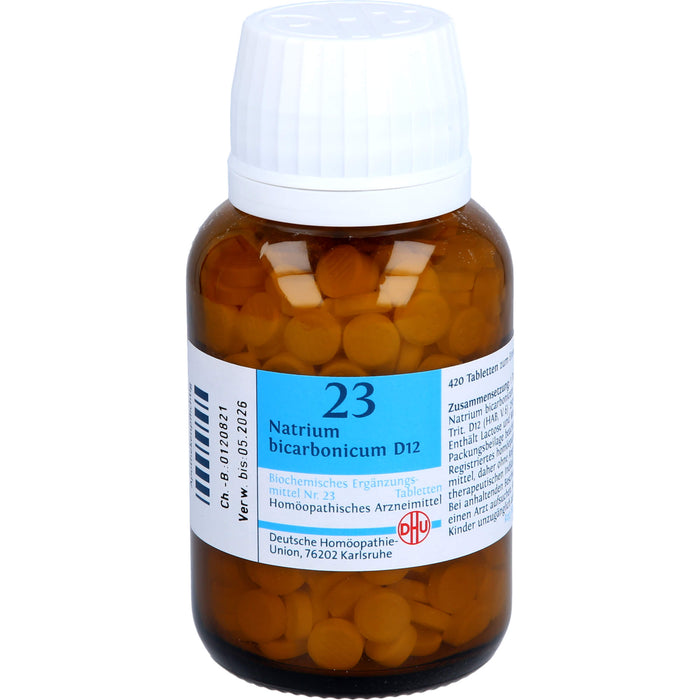 DHU Schüßler-Salz Nr. 23 Natrium bicarbonicum D12 Tabletten, 420 pc Tablettes