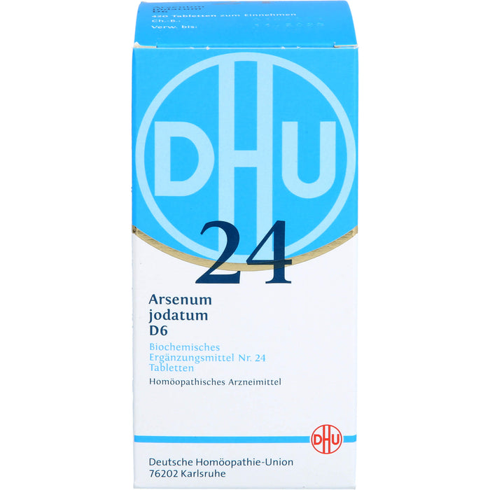 DHU Schüßler-Salz Nr. 24 Arsenum jodatum D6 Tabletten, 420 pc Tablettes